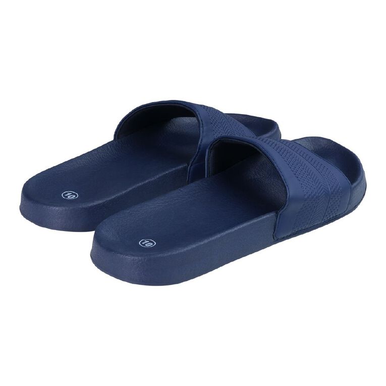 H&H Men's Drew Slides, Navy, hi-res