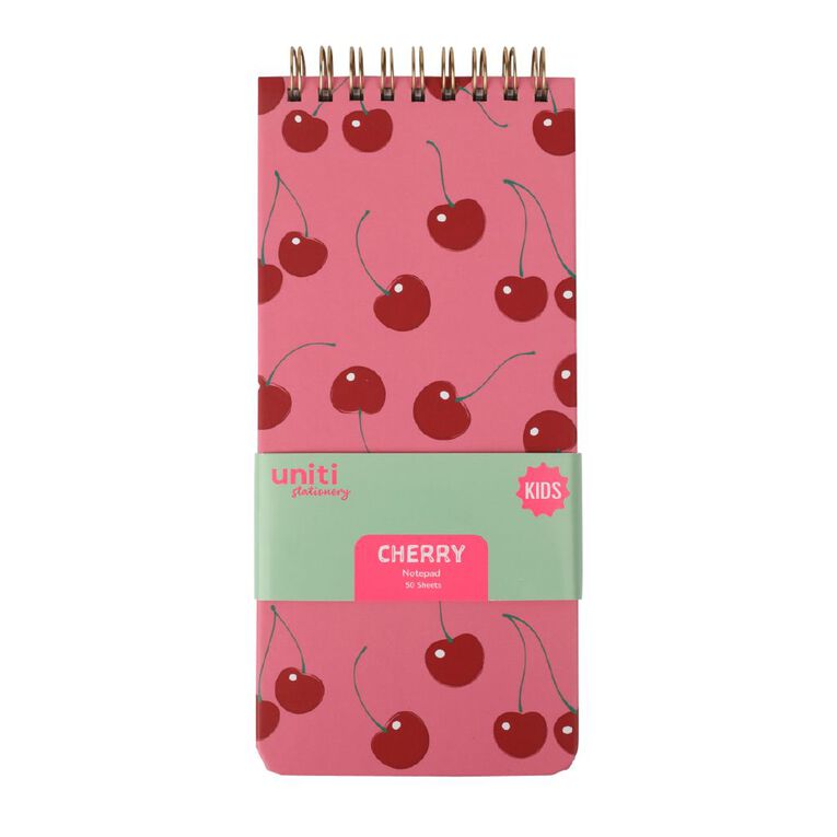 Uniti Kids Cherry Notepad, , hi-res