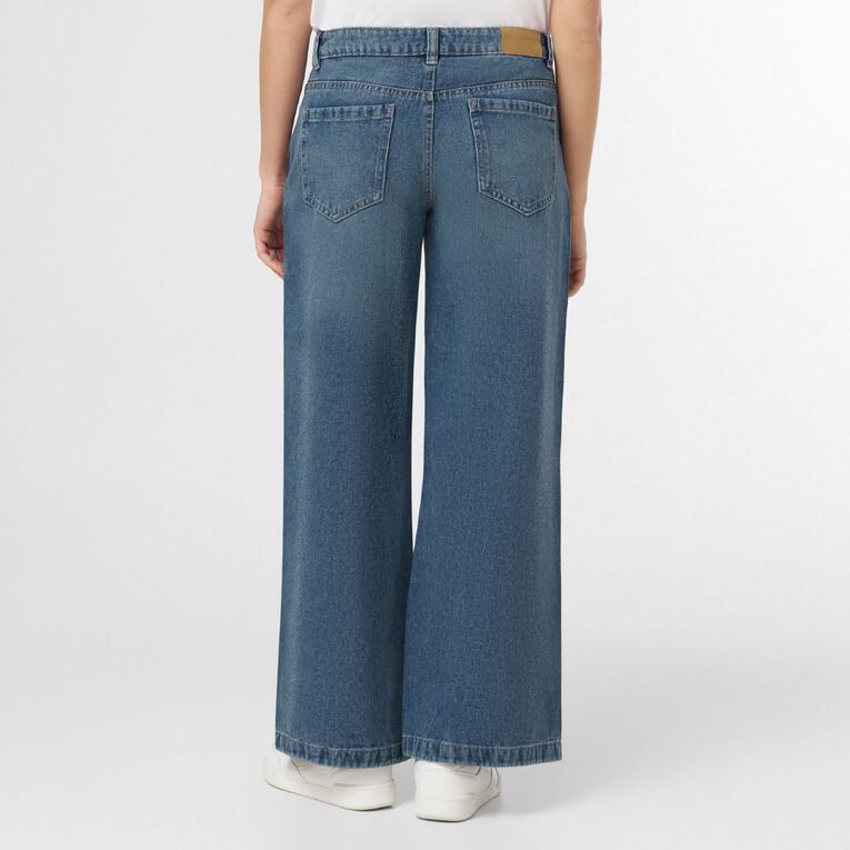 H&H Women's Low Rise Baggy Jeans, Denim Mid, hi-res