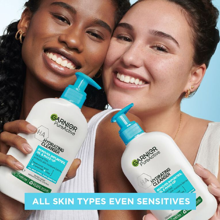 Garnier PureActive Hydrating Cleanser 250ml, , hi-res