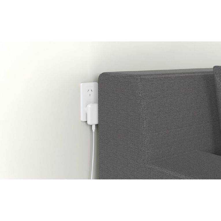 Tech.Inc PD 30W Wall Charger with Right Angle AU Plug TIWACPD30W, , hi-res