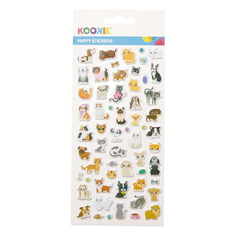 Kookie Sticker Sheet Mini Squishy Assorted, , hi-res