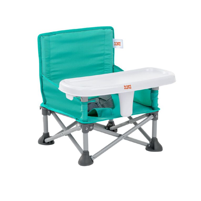 Bright Starts Pop N Sit Portable Booster Seat Teal, , hi-res