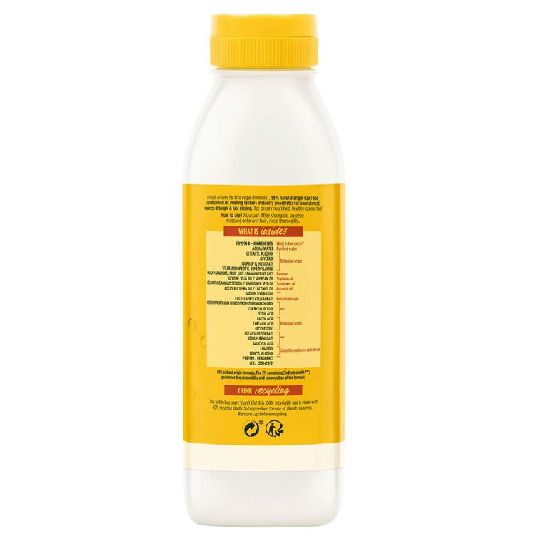 Garnier Fructis Hair Food Banana Conditioner 350ml, , hi-res