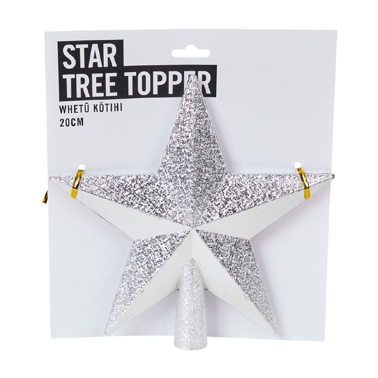 Wonderland Star Christmas Tree Topper 20cm, , hi-res
