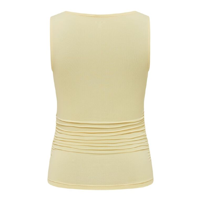 H&H Women's Contour Boat Neck Top, Yellow Light, hi-res