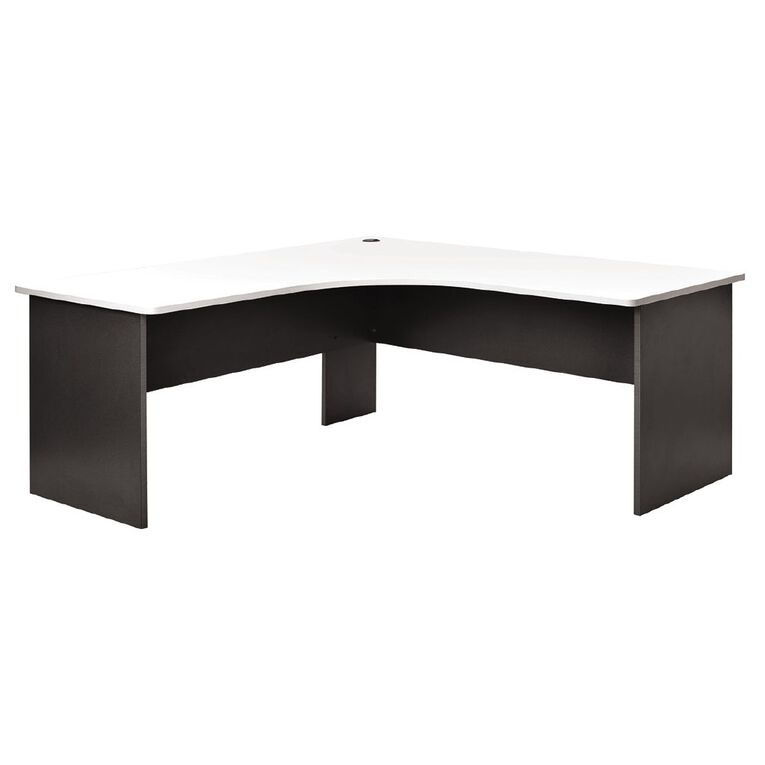 Jasper J Emerge Workstation 1800 x 750 White/Ironstone, , hi-res