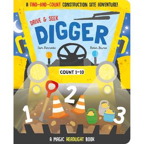 Drive & Seek Magic Headlight: Digger by Jenny Copper