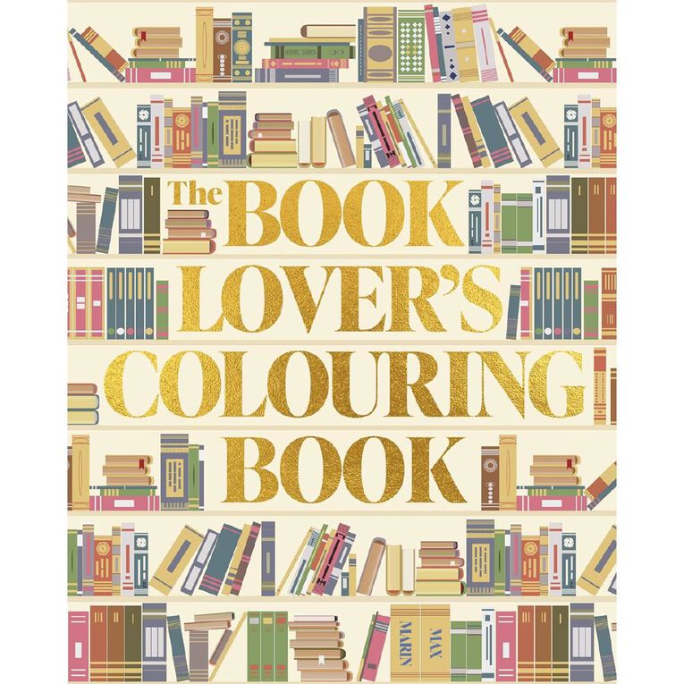 The Book Lovers Colouring Book by Max Marin, , hi-res