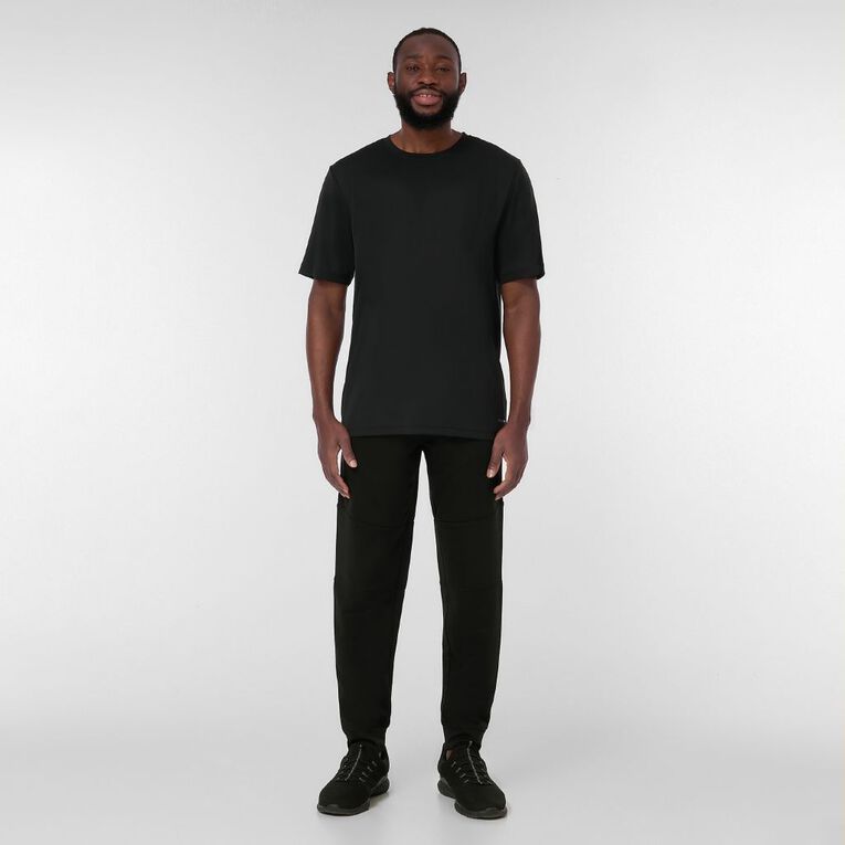 Active Intent Men's Cooldry Tee, Black, hi-res