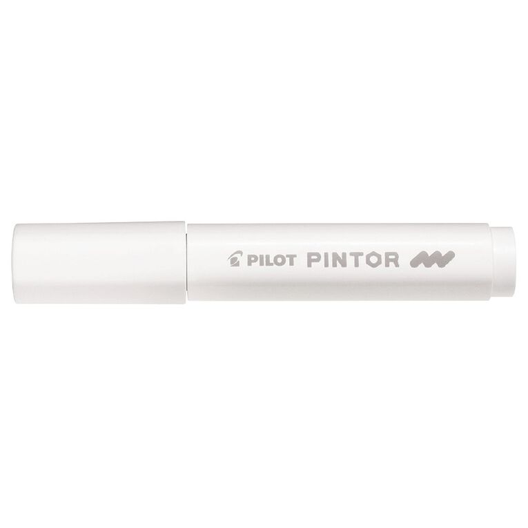 Pilot Pintor Marker Bullet Medium 4.5mm Tip White, , hi-res