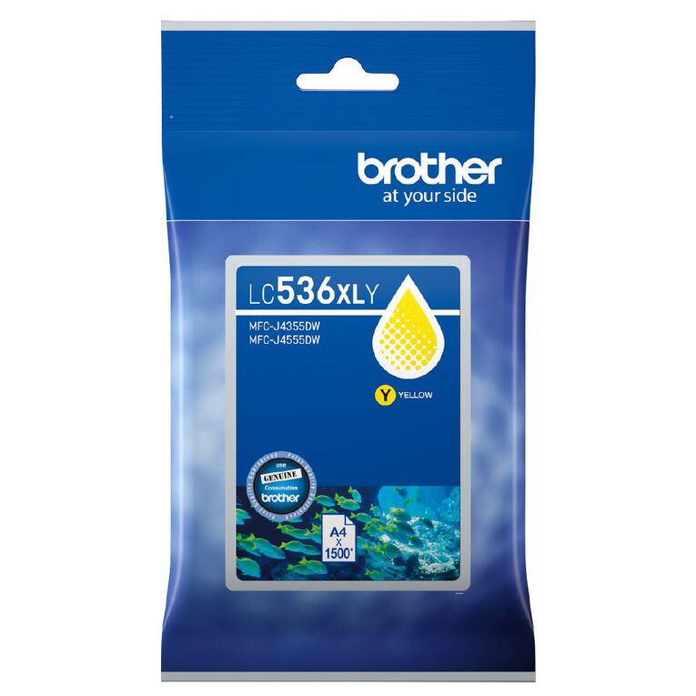 Brother LC536XL 1500 Pages Yellow, , hi-res