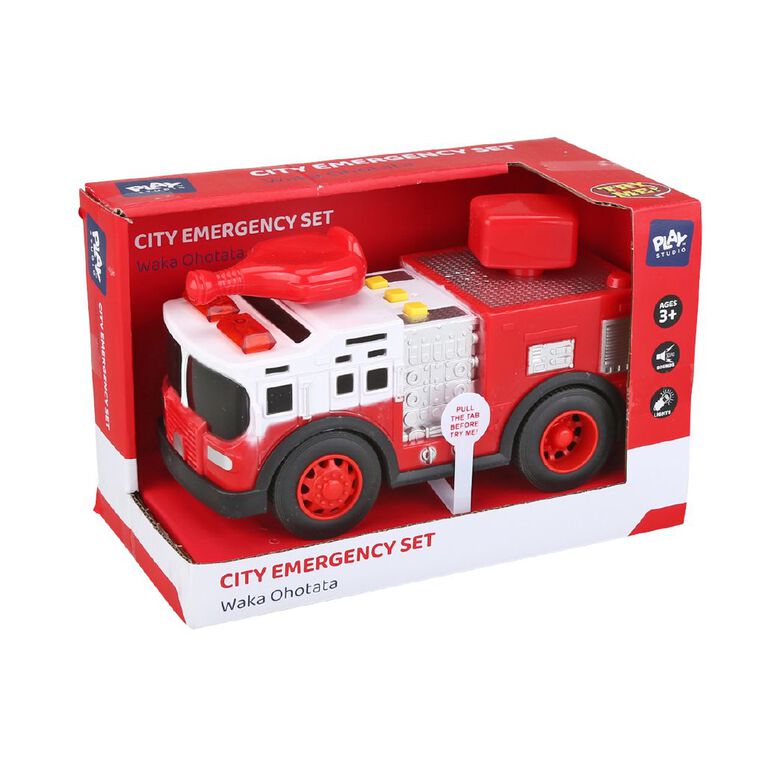 Play Studio City Emergency Car with Light & Sound Assorted, , hi-res