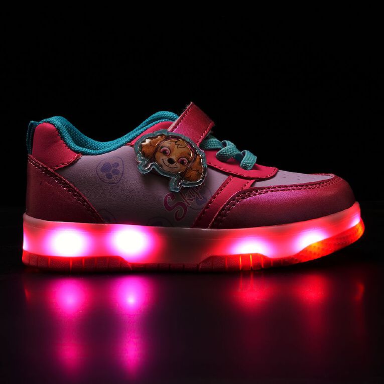 Paw Patrol Junior Kids' Light-up Sneakers, Purple, hi-res