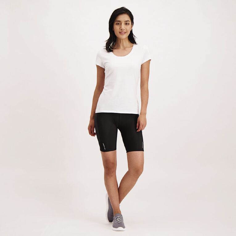 Active Intent Women's Compression Fit Shorts, Black, hi-res