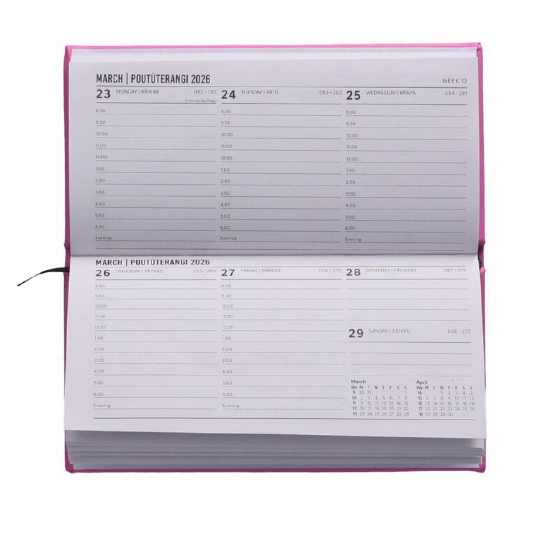 WS Colour Pop 2026 D Slimline Week Pink, , hi-res