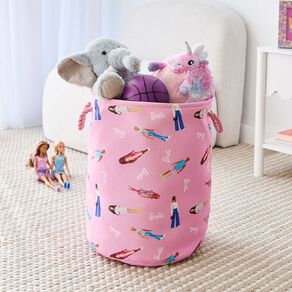 Barbie Toy Hamper Doll Print Pink