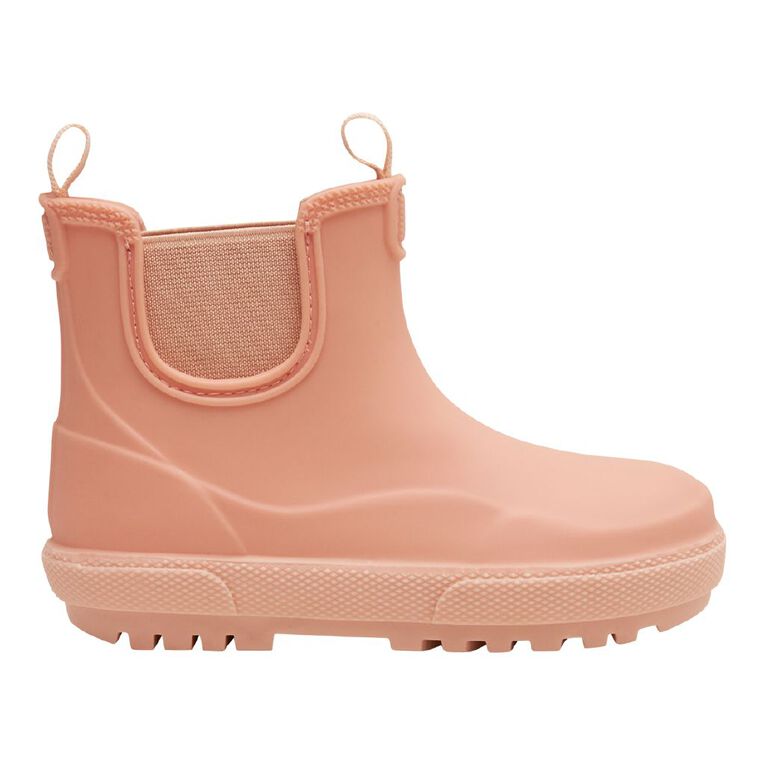 Young Original Junior Kids' PVC Ankle Gumboots, Pink Light, hi-res