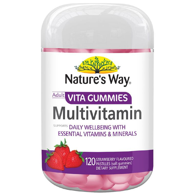 Nature's Way Adults Vita Gummies Multi-Vitamin 120s, , hi-res