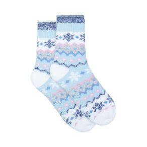 Underworks Women's Heat Bods Brushed Crew Socks 1 Pack