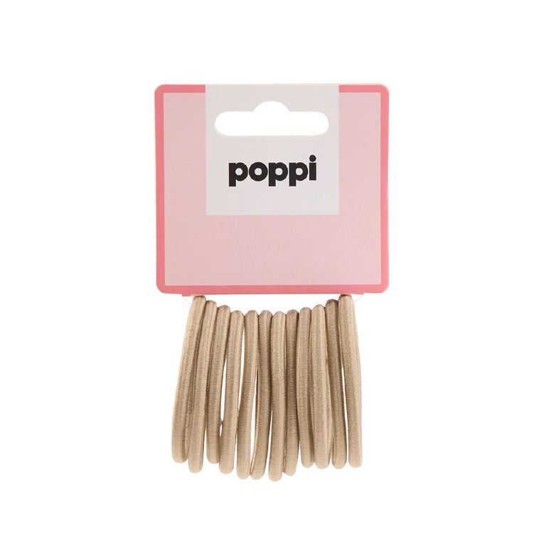 Poppi Thick Elastic Blonde 12 Pack, , hi-res