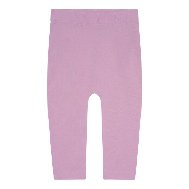 Young Original Babies' Print Leggings 3 Pack, Pink Light, hi-res