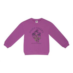 Young Original Print Crew Sweatshirt