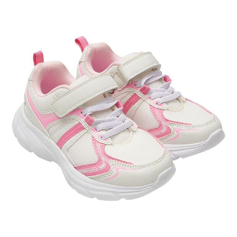 Active Intent Senior Kids' Jia Trainers, White, hi-res