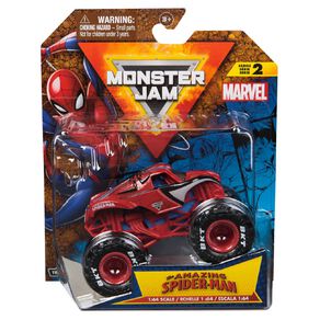 Monster Jam Marvel 1:64 Single Pack Assorted