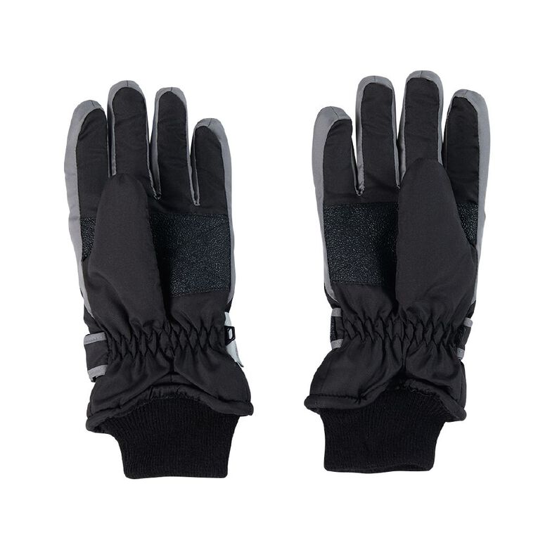 Young Original Older Kids Padded Gloves, Black, hi-res
