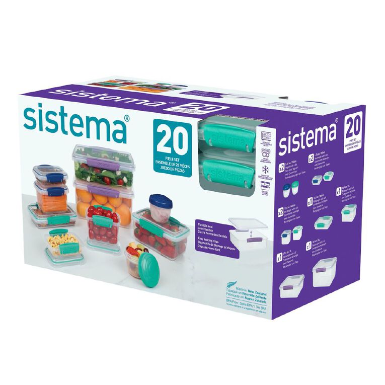 Sistema Klip It 20 Piece Pack Assorted, , hi-res