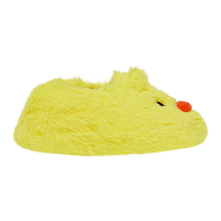 Young Original Junior Kids' Ducky Closed Back Slippers, Yellow, hi-res