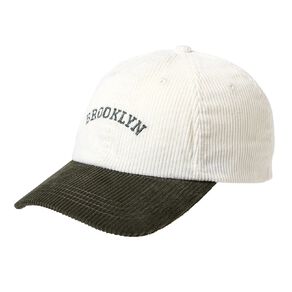 H&H Men's Cord Slogan Cap
