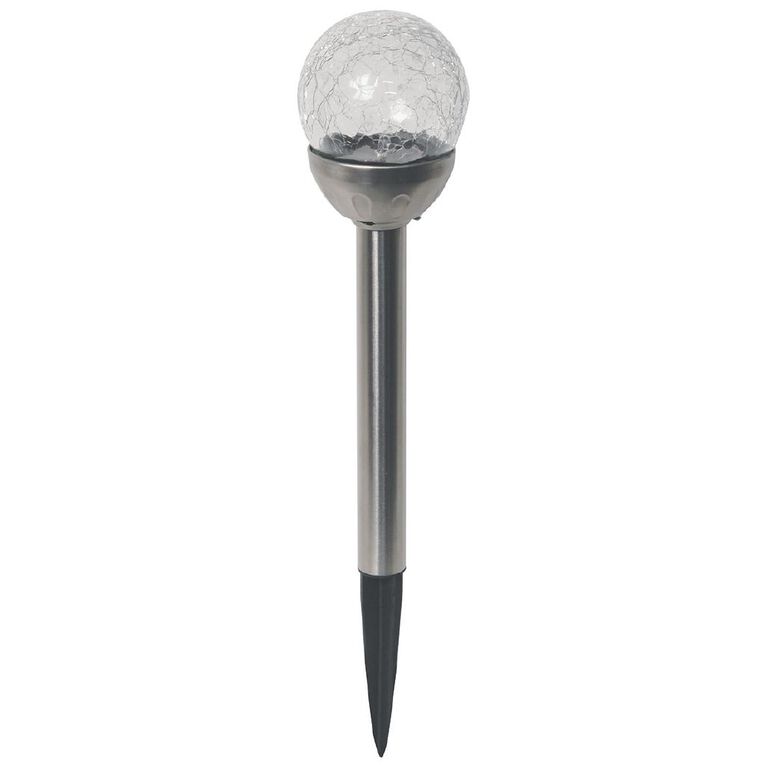 Kiwi Garden Stainless Steel Solar Light Globe 38.5cm, , hi-res