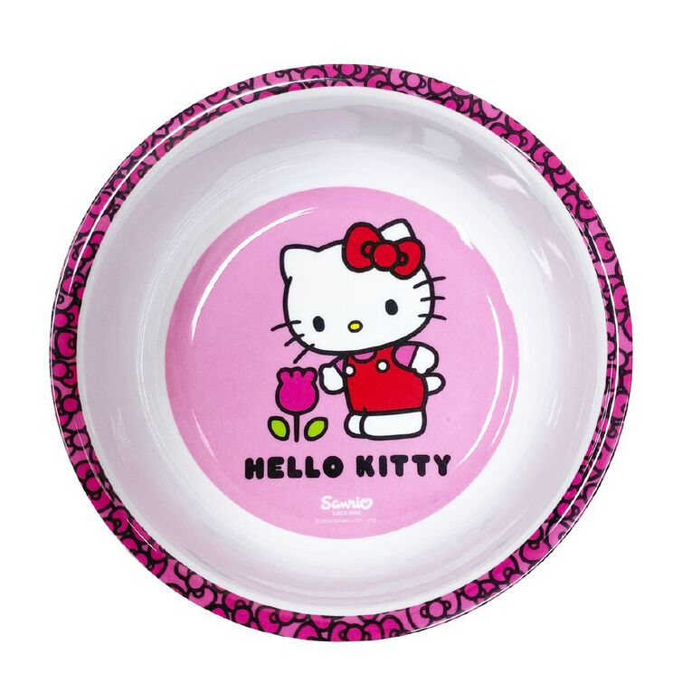 Hello Kitty Melamine Bowl 13cm Pink Dark, , hi-res