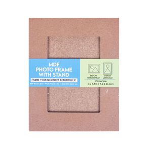 Mdf Base 5.5mm Photo Frame 3 X 4.5in With Stand 1pc Little Bird