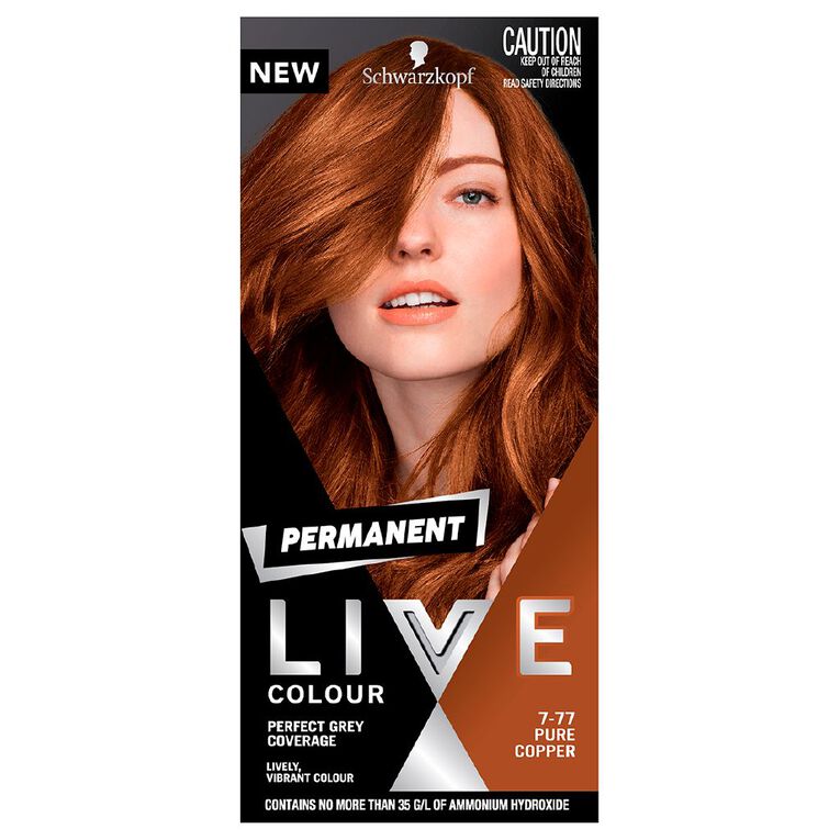 Schwarzkopf Permanent LIVE Colour 7.77 Pure Copper, , hi-res