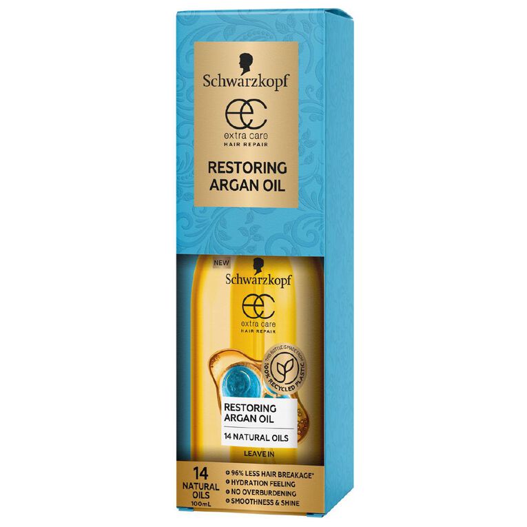 Schwarzkopf Extra Care Restoring Argan Oil 100ml, , hi-res