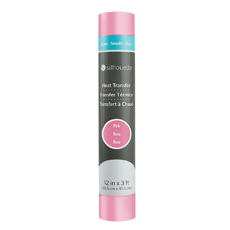 Silhouette Heat Transfer Vinyl 12in x 3ft Pink, , hi-res