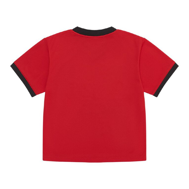 Cars Short Sleeve Sports Top, Red Mid, hi-res