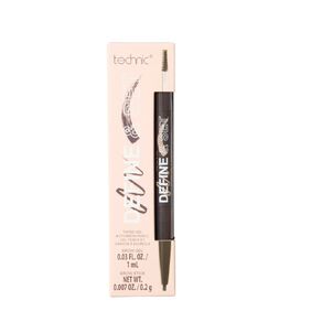 Technic Define & Set Tinted Gel & Eyebrow Pencil - Dark Brown