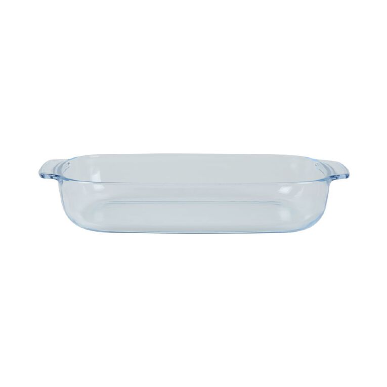 Living & Co Glass Baker Rectangle Clear, , hi-res
