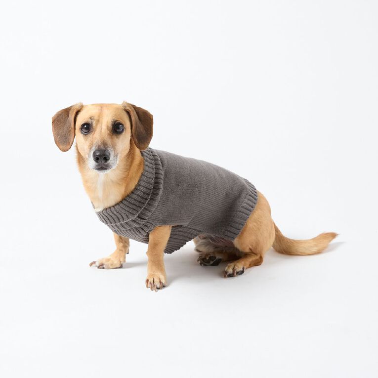 Petzone Knit Pet Jersey Grey Small, , hi-res