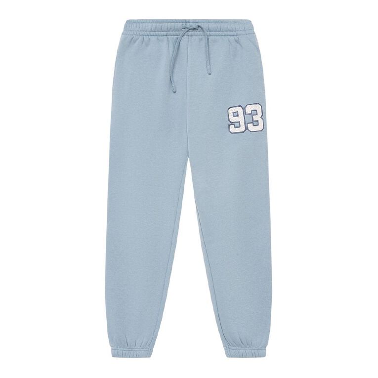 Young Original Print Trackpants, Blue Mid, hi-res