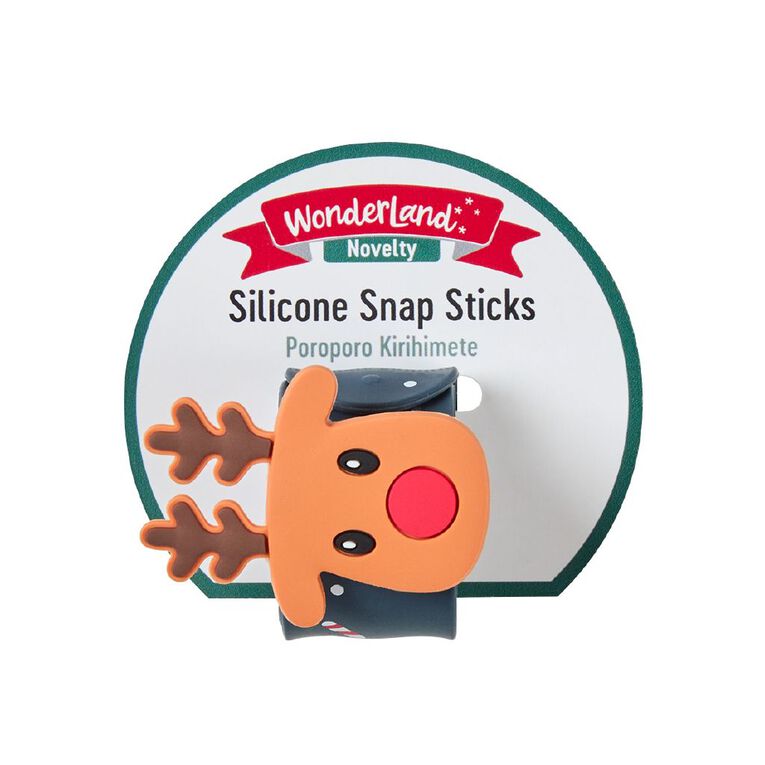 Wonderland Novelty Christmas Silicone Snap Sticks Assorted, , hi-res