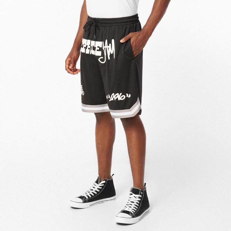 Warner Bros. Men's Basketball Shorts, Black, hi-res