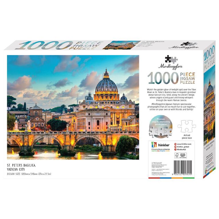 Mindbogglers St. Peter's Basilica 1000 Piece Puzzle, , hi-res