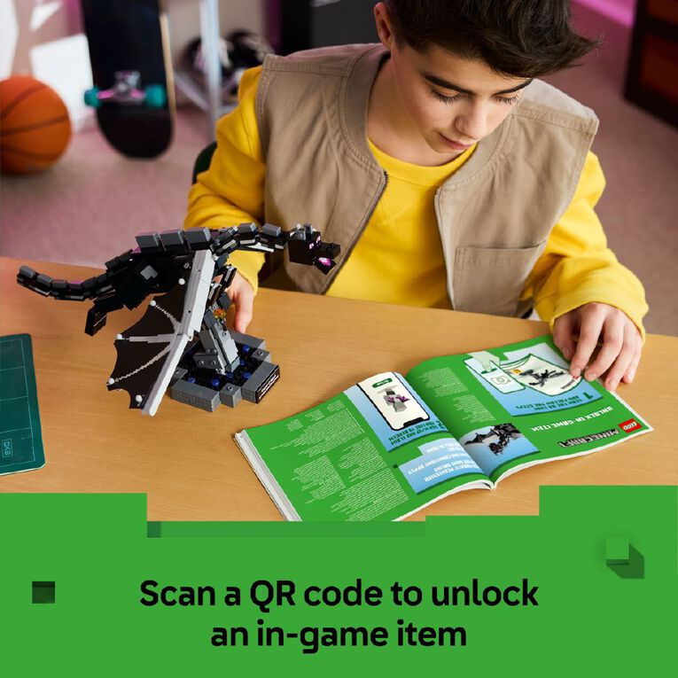 LEGO Minecraft Ender Dragon Display 21595, , hi-res