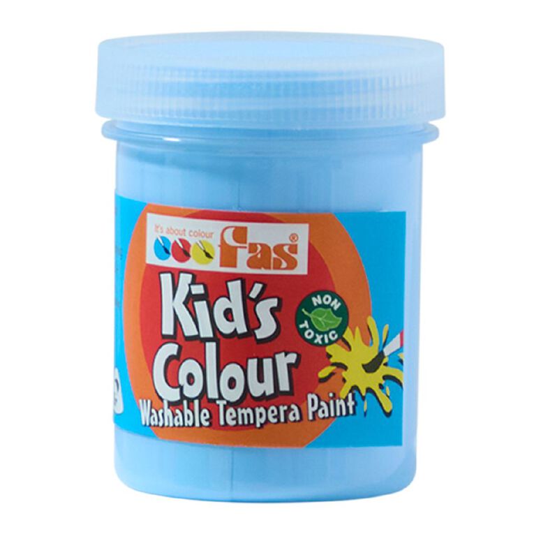 FAS Kids' Colour Tempera Paint Pastel Blue 125ml, , hi-res
