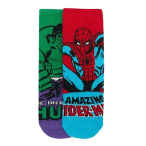 Marvel Boys' 2 Pack Crew Socks